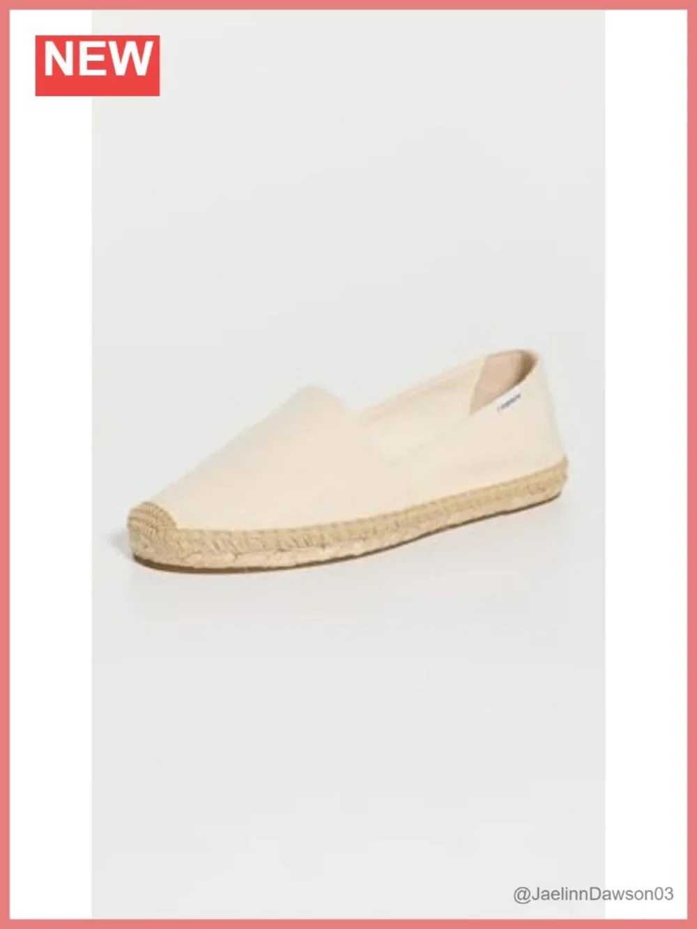 Soludos Women's Espadrilles Slip-On Flat Natural Jute Sole